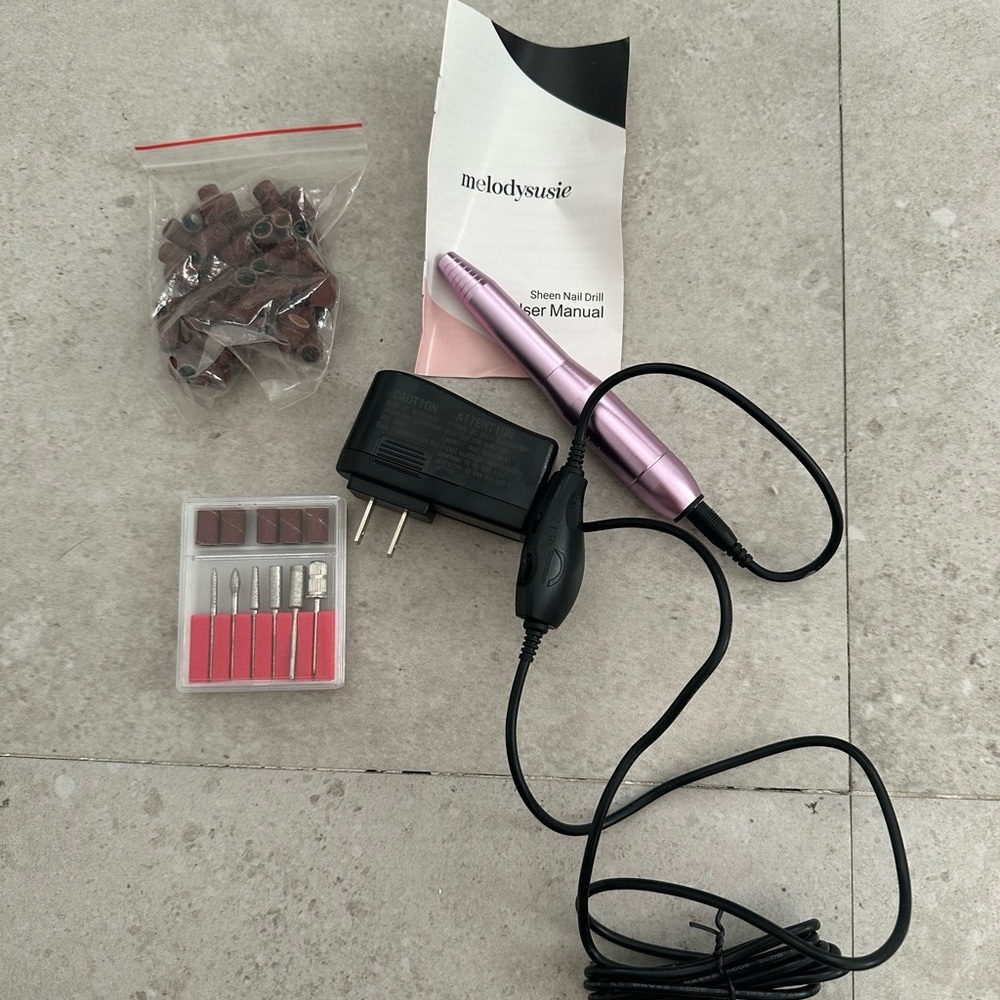 Pink Electric Nail Drill